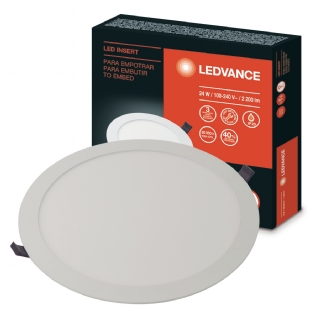 Luminária Painel Led Redondo 24W Bivolt 4000K Luz Branca - Ledvance