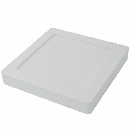 Luminária Plafon Slim Led Quadrado 24W Bivolt 3000K Luz Amarela - Ledvance