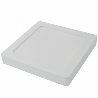 Luminária Plafon Slim Led Quadrado 24W Bivolt 3000K Luz Amarela - Ledvance