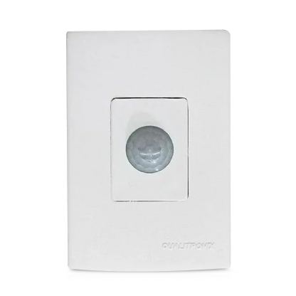 Sensor Presença Embutir Parede Bivolt Branco - Qualitronix