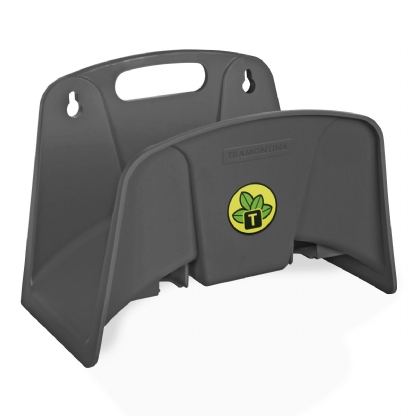 Suporte Mangueira Fixo Pvc Cinza 25 A 30 Metros - Tramontina