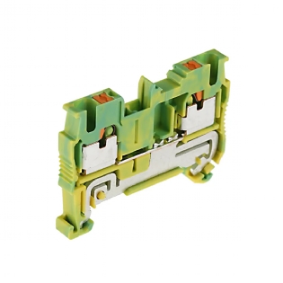 Conector Borne Passagem Terra 2 Conexões 2,50mm Verde/Amarela PT 2,5-PE - Phoenix