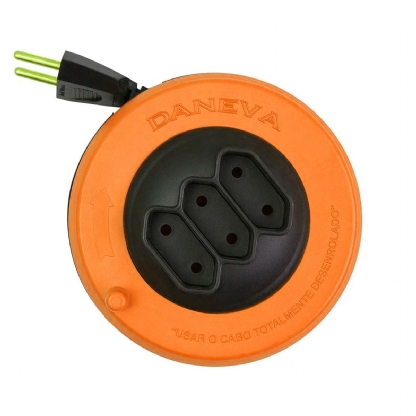 Extensão Pop Spin Pl 2X 0,75mm 5 Metros Preto - Daneva