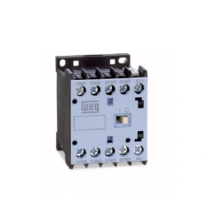 Contator Mini Auxiliar 10A 190-220V 4Na 50/60Hz CWCA0-40-00V26 - WEG