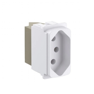 Módulo Tomada 10A Branco - Pialplus+