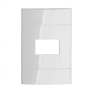 Placa Acabamento Horizontal 4X2 Decor Branco - Schneider Electric