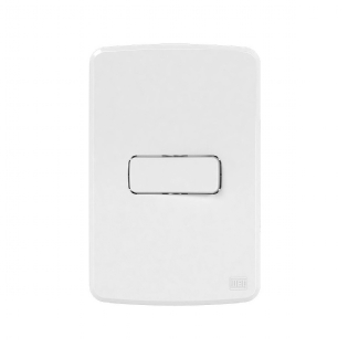 Conjunto 1 Interruptor Intermediário Horizontal 10A 4X2 Composé Branco - WEG