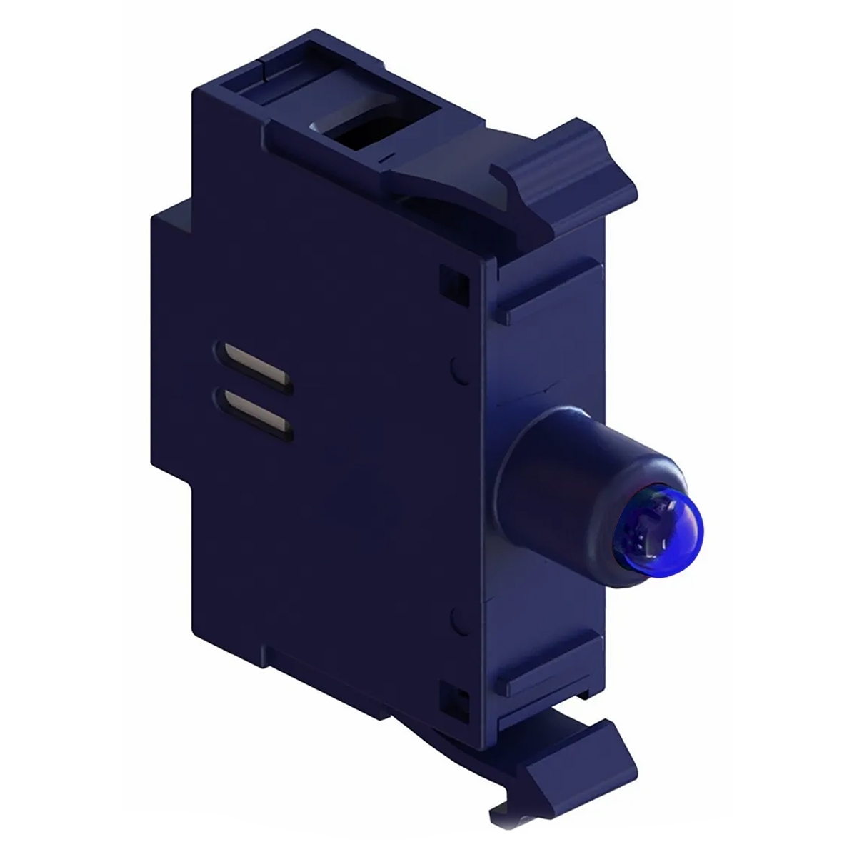 Bloco Contato Iluminado Led Para Botão Sinaleiro 110/130Vca/Cc Azul CSW-BIDLF-4E10 - WEG