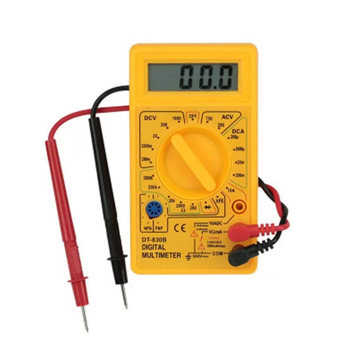 Multimetro Digital Dt-830B 650V Cat II 600V - Chipsce