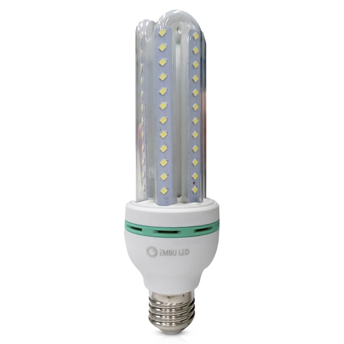 Lâmpada Led Compacta 3U 12W Bivolt E27 6500K Luz Branca - Embu Led