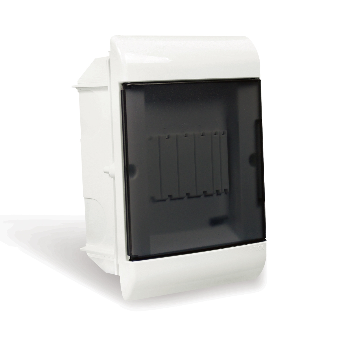 Centrinho Distribuição Embutir Para 5 Disjuntor Din 140X205X70mm Transparente S/Barramento - Steck