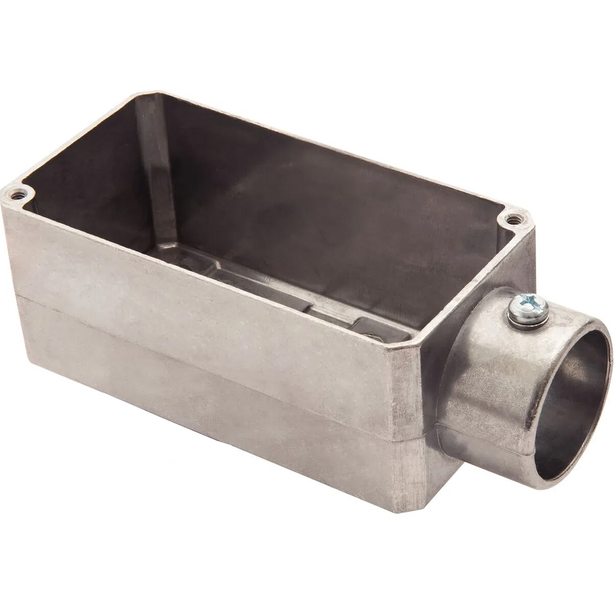 Condulete Alumínio Fixo Tipo E 3/4 Polegadas Sem Rosca Sem Pintura Sem Tampa Sem Vedação - Wetzel