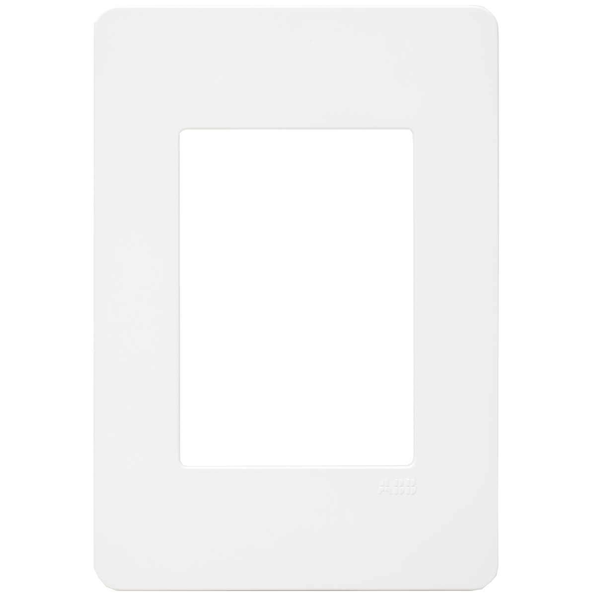 Placa Acabamento 3 Postos Horizontal 4X2 Unno Life Cream - ABB