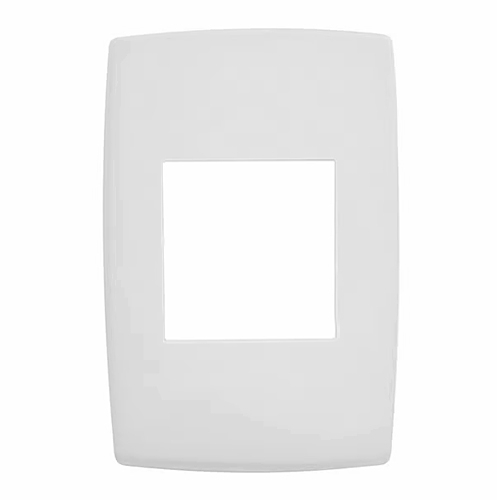 Placa Canaleta Tampa 65mm 2 Postos Dlp Evolutiva Branco - Pialplus