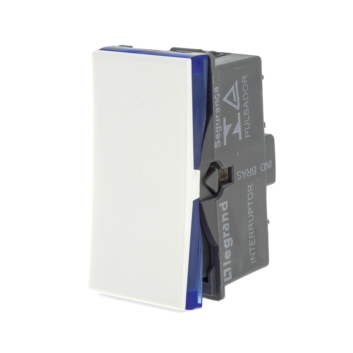 Módulo Interruptor Simples 1 Posto 10A 250V Branco Borne Parafuso 611000BC Pialplus+