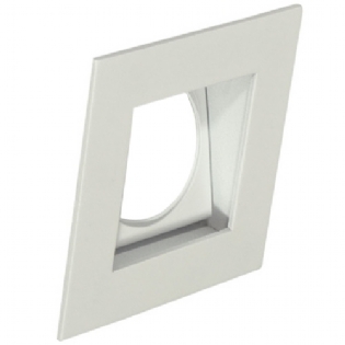 Luminária Spot Embutir Quadrado Branco Para Lâmpada Par16 50W Gz10 - Golight