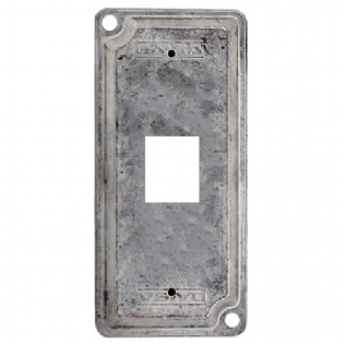 Tampa Alumínio Para Condulete 1 Polegada 1 Posto Sem Pintura Sem Vedação TM100+W - Daisa