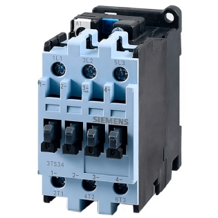Contator Potência Tripolar 32A 220V 1Na+1Nf 50/60Hz 3TS34110AN2 - Siemens