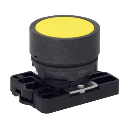 Botão Max Botton Impulso Normal Amarelo - Steck