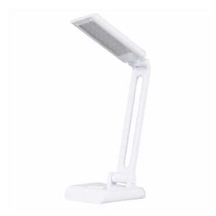 Luminária Mesa Led Articulável Branco 4W Bivolt 6400K Luz Branca Foco Direcionável - Bronzearte