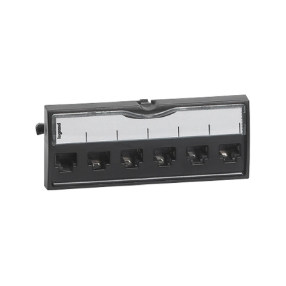 Painel 6 Conectores Rj45 Cat6 Utp - Legrand/Conect