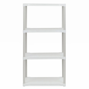 Estante Adaptável 4 Níveis 600X350X1090mm Branco - Prat-K