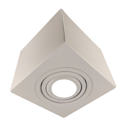 Luminária Spot Sobrepor Quadrada Branco Para Lâmpada Par16 50W Gz10 - Golight