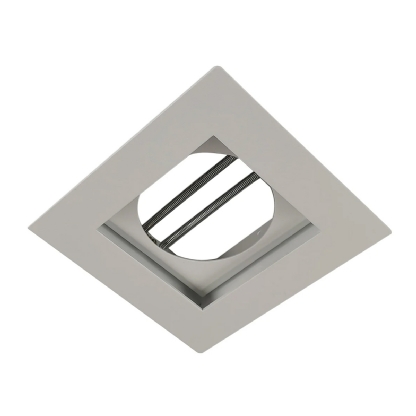 Luminária Spot Embutir Quadrado Branco Para Lâmpada Par20 50W E27 - Golight