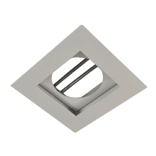 Luminária Spot Embutir Quadrado Branco Para Lâmpada Par20 50W E27 - Golight