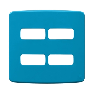 Placa Acabamento 4 Postos 4X4 Composé Azul - WEG