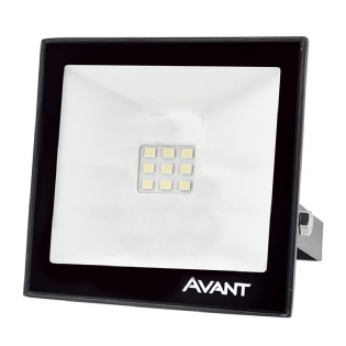 Luminária Refletor Led Retangular 10W Bivolt 6500K Luz Branca - Avant