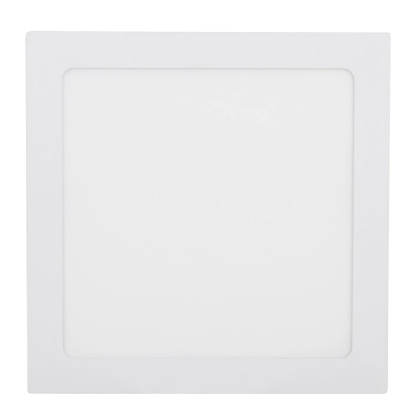 Luminária Painel Led Embutir Quadrado Alumínio Branco 6W Bivolt 3000K Luz Amarela 600Lm Difusor Acrílico Slim Led - Bronzearte