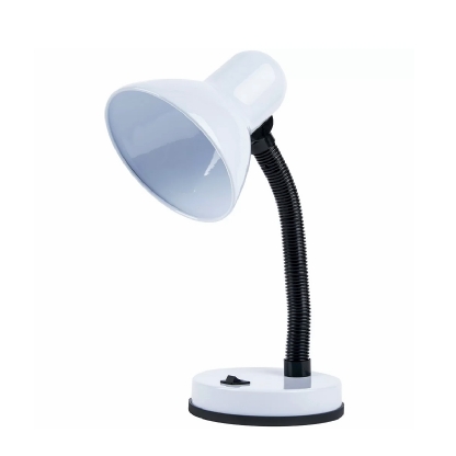 Luminária Mesa Viking Branco 60W E27 - Luminatti