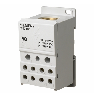 Bloco Distribuicao 690V 250A 1P 5ST2508 - Siemens
