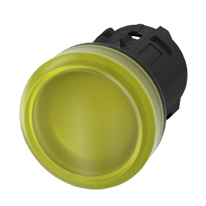 Frontal Sinaleiro Plástico Amarela 22mm 3SU10016AA300AA0 - Siemens