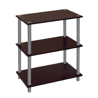 Estante Adaptável 3 Níveis 600X350X750mm Tb Aglomerado/Tubo Pvc - Prat-K