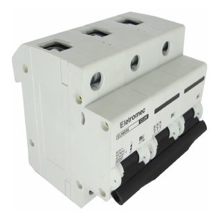 Disjuntor Mini Din Tripolar 125A Curva C 6Ka 400/440V ELMDH-3C125 - Eletromec