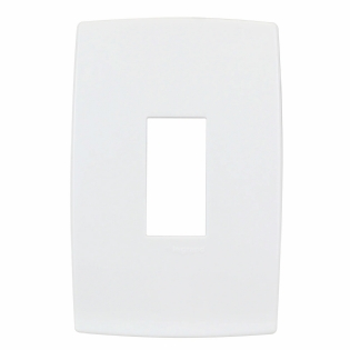 Placa Acabamento Vertical 4X2 Home Branco - Blux