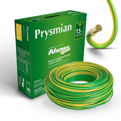 Cabo Flexível 750V Afumex 1,50mm Brasileirinho 100 Metros - Prysmian