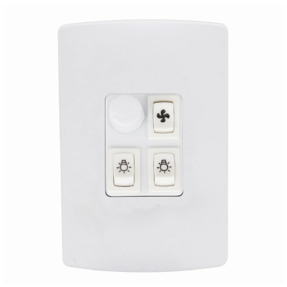 Módulo Variador Velocidade Para Ventilador E 2 Lâmpadas 127V - Pw