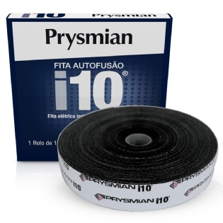 Fita Isolante Autofusão I10 Preto 10 Metros 19mm 18180021 - Prysmian