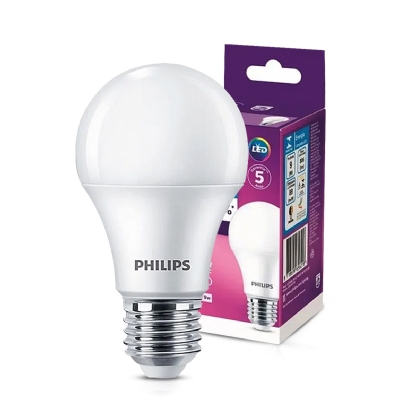 Lâmpada Led Bulbo A55 9W Bivolt E27 6500K Luz Branca - Philips