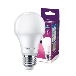 Lâmpada Led Bulbo A55 9W Bivolt E27 6500K Luz Branca - Philips