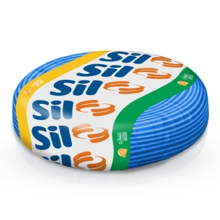 Cabo Flexível 750V Pvc 6,00Mm Azul 70G Rolo Com 10 Metros - Sil