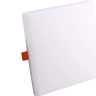 Luminária Painel Led Embutir Quadrado Branco 24W Bivolt 6500K Luz Branca 3200Lm Frameless - Bronzearte