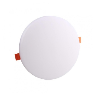 Luminária Painel Led Embutir Redondo Branco 24W Bivolt 4000K Luz Branca 2400Lm - Bronzearte