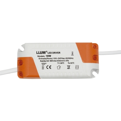 Driver Led Painel Slim/Sob Home 18W Bivolt - Bronzearte