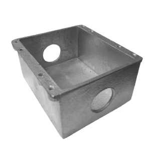 Caixa Piso Baixa 4X4 Alumínio 3/4 Polegadas - Stamplac