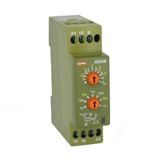 Relé Temporizador Eletrônico 0-60Min Retardo/Pulso Energização 1Naf 94-242V/24Vca/Cc - Coel