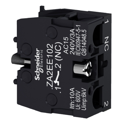 Bloco De Contato Auxiliar 1Na Para Botão XA2 ZA2EE101 - Schneider Electric